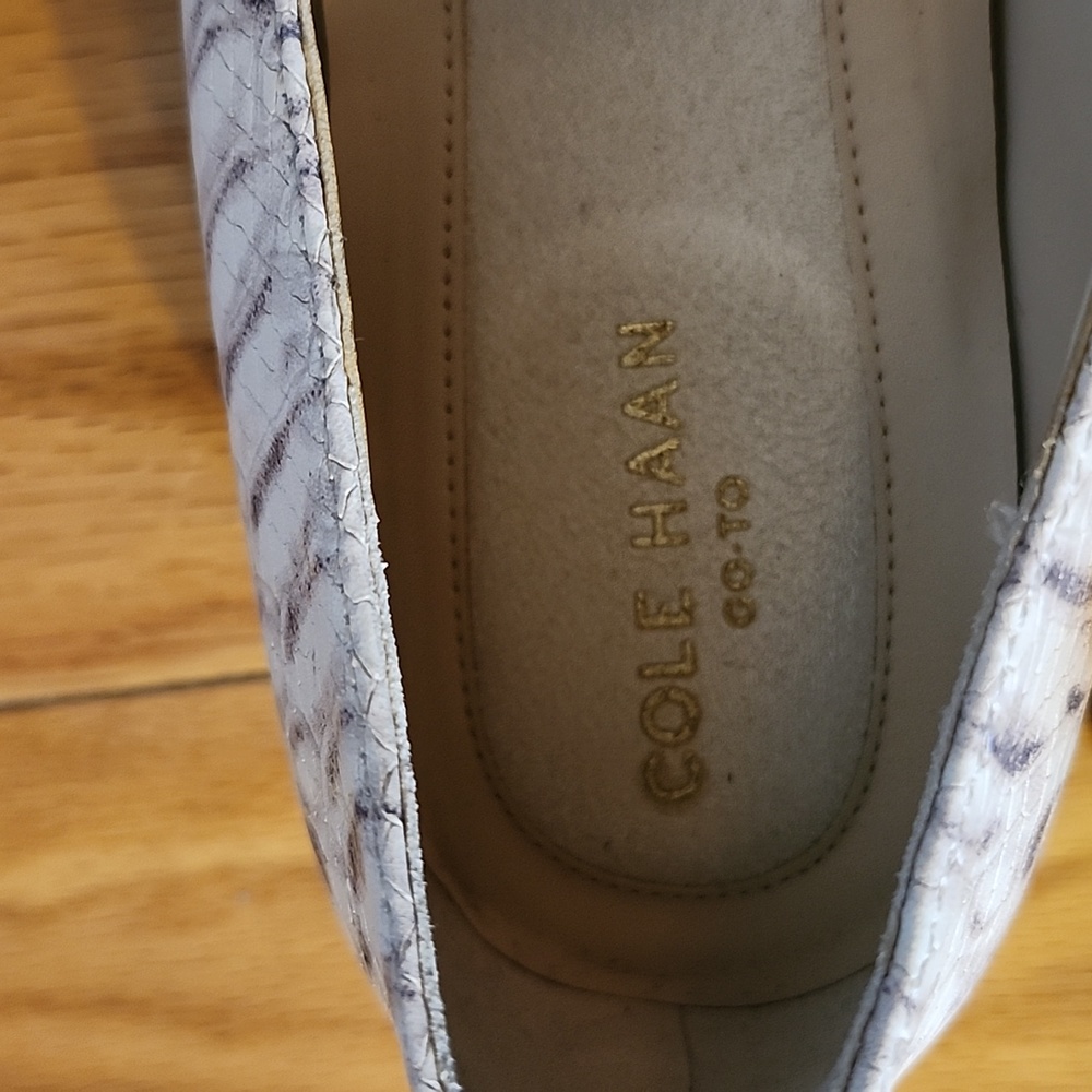 Cole Haan Pearson Python Printed Leather Loafer 1… - image 2